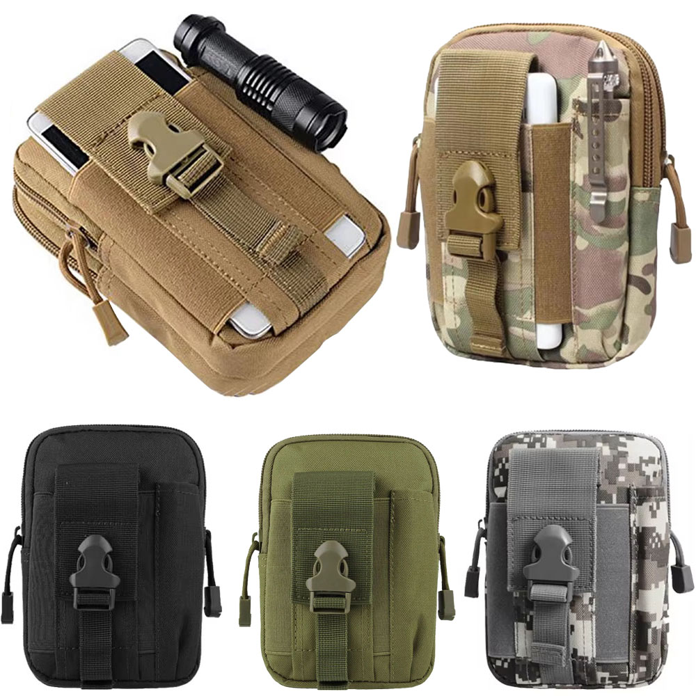 Edc Carry Fanny Pack - حقيبة خصر تكتيكية متعددة الوظائف للرحلات
