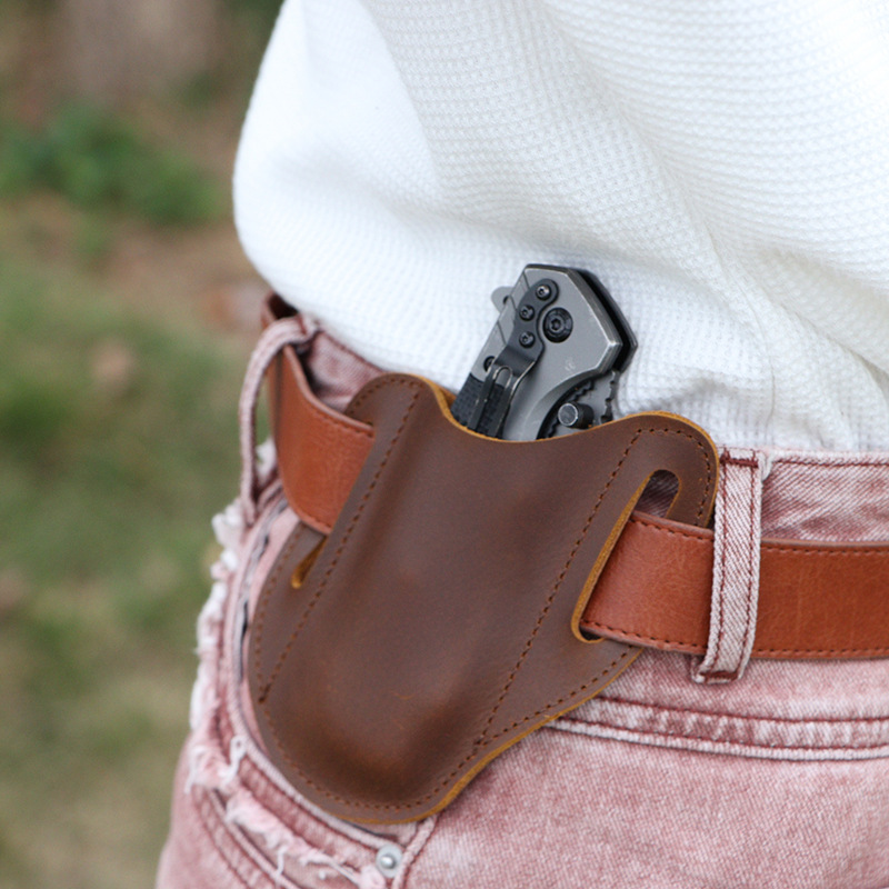 حقيبة أدوات جلدية للحمل اليومي - مراجعة Edc Carry Fanny Pack وسعره