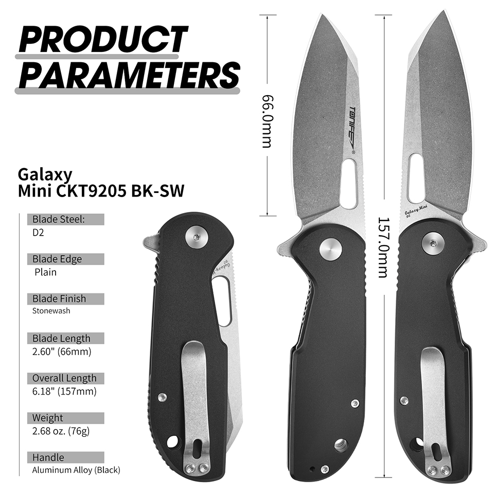 سكين TONIFE Galaxy Mini CKT920 - مراجعة Edc Carry Pocket Knife وسعره